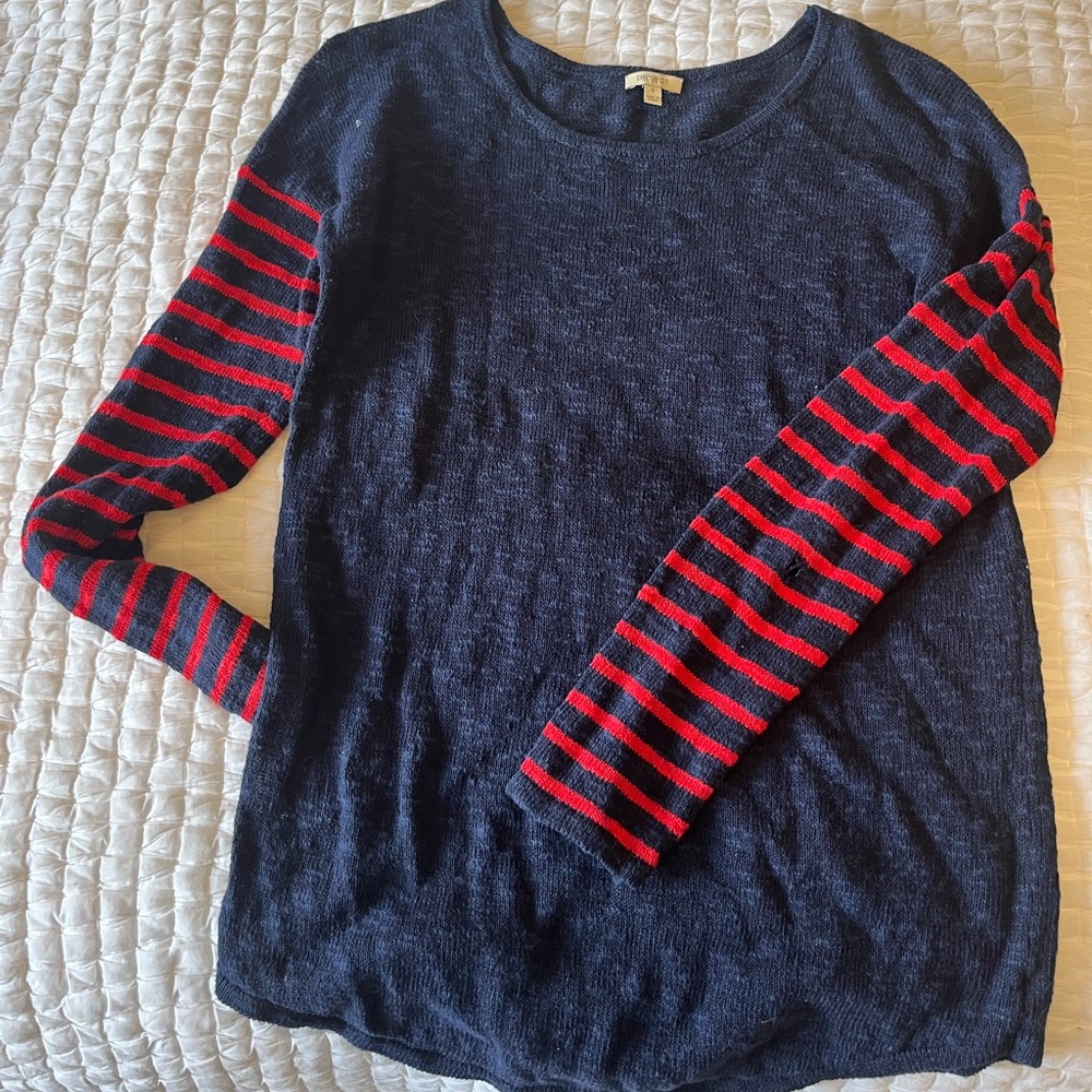project navy sweater